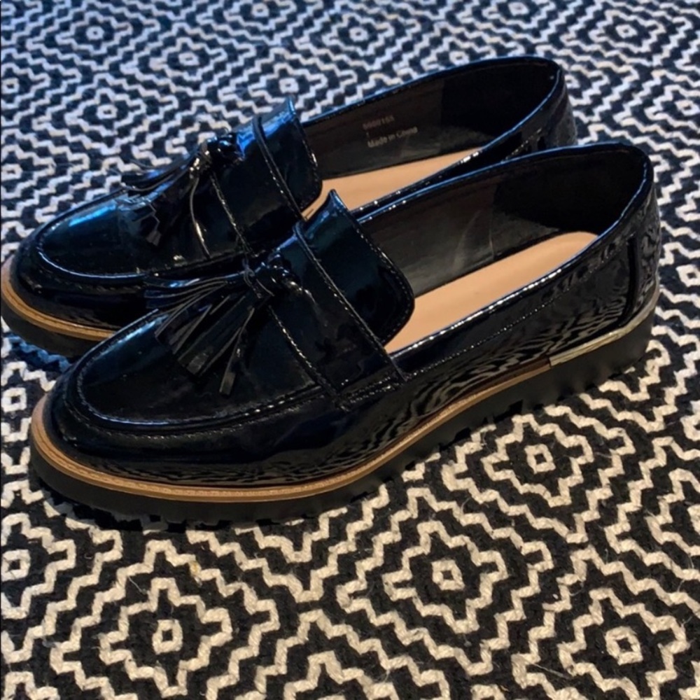 New Look Chunky Patent Leather Loafer